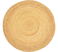 Ковер Tkano из джута круглый базовый Ethnic, 90 см TK23-DR0071