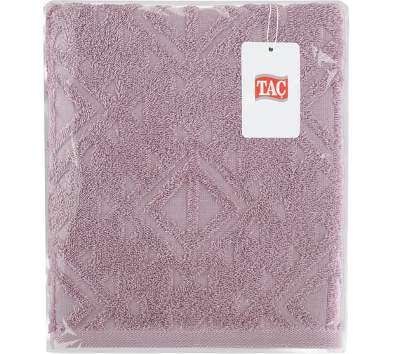 Полотенце махровое TAC JACQUARD, 50x90, 500 г/м2 LILAC, сиреневый 2793-21419