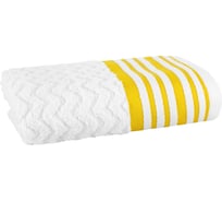 Полотенце махровое TAC LINE, 50x90, 500 г/м2 YELLOW, белый, желтый 2786-21403