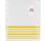 Полотенце махровое TAC LINE, 50x90, 500 г/м2 YELLOW, белый,  желтый 2786-21403 4