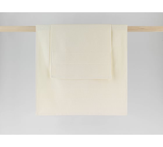 Полотенце махровое TAC WAFFLE, 50x90, 400 г/м2 ECRU, кремовый 1780-77910