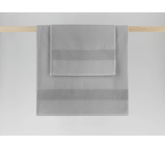 Полотенце махровое TAC WAFFLE, 50x90, 400 г/м2 GRI, серый 1780-77909