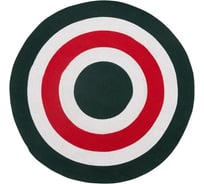 Ковер Tkano из хлопка Target темно-зеленого цвета Ethnic, диаметр 120 см TK22-DR0028