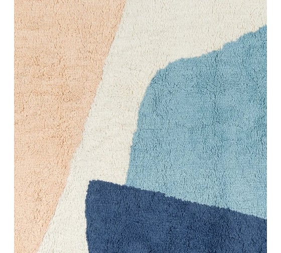 Ковер Tkano из хлопка с геометрическим принтом, бахромой и кисточками Ethnic, 200x300 см TK20-DR0005