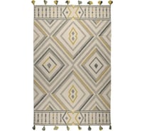 Ковер Tkano из хлопка с контрастным узором и кисточками Ethnic, 200x300 см TK20-DR0021