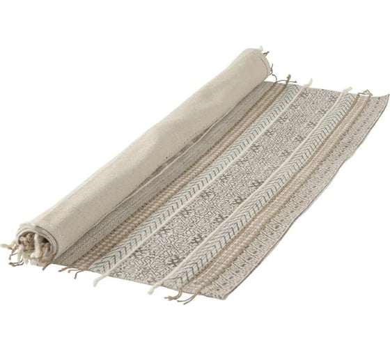 Ковер Tkano из хлопка, шерсти и джута с геометрическим орнаментом Ethnic, 120x180 см TK20-DR0011