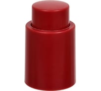 Пробка вакуумная для бутылки Marmiton 4,5x7 см, красный 17093-в1