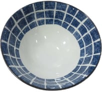 Тарелка Homium Japanese Collection, Очарование, глубокая (миска), белый/синий, D20 см platejcnew06wblue