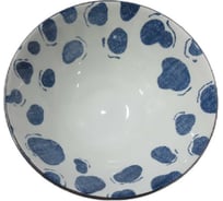 Тарелка Homium Japanese Collection, Очарование, глубокая (миска), белый/синий, D20 см platejcnew08wblue