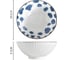 Тарелка Homium Japanese Collection, Очарование, глубокая (миска), белый/синий, D20 см platejcnew08wblue 2