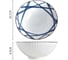 Тарелка Homium Japanese Collection, Очарование, глубокая (миска), белый/синий, D20 см platejcnew05wblue 2