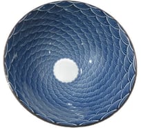 Тарелка Homium Japanese Collection, Очарование, глубокая (миска), белый/синий, D20 см platejcnew04wblue