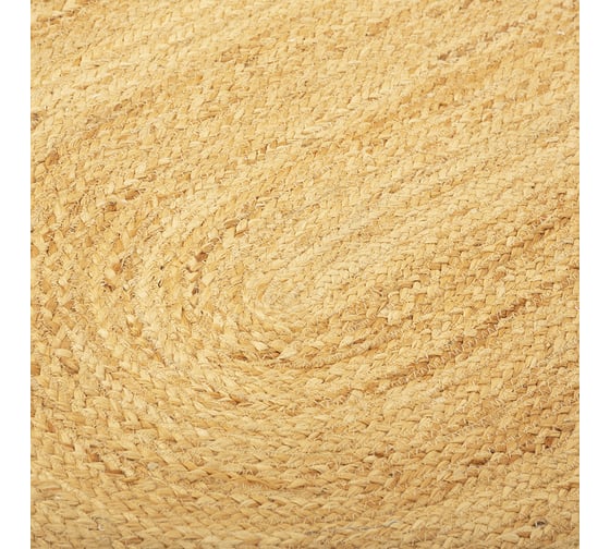 Ковер из джута овальный с вставками белого цвета из коллекции Ethnic Tkano 160x230см TK23-DR0077