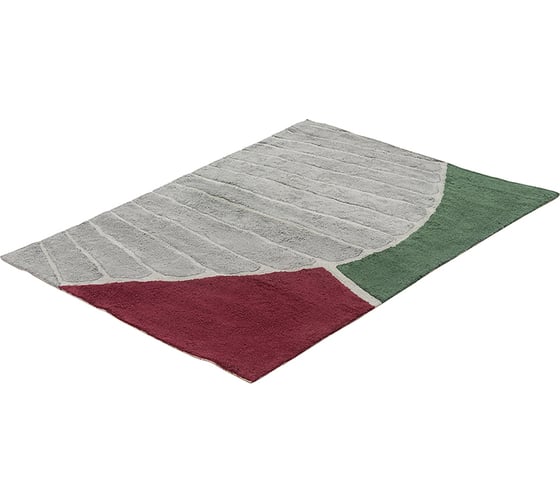 Ковер из хлопка с рисунком Tea plantation из коллекции Terra Tkano 160x230 см TK22-DR0008