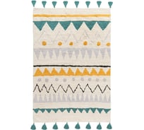 Ковер из хлопка с контрастным этническим орнаментом из коллекции Ethnic Tkano 160x230 см TK21-DR0005