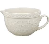 Кувшин для смешивания кремового цвета с рельефным узором Ягоды Тайги из коллекции Russian North Tkano 2л TK22-TW_BW0014