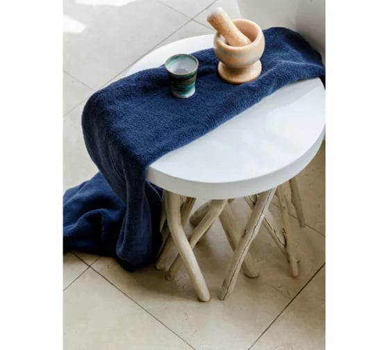 Банное полотенце Tkano Essential темно-синий, 70x140 см TK18-BT0013