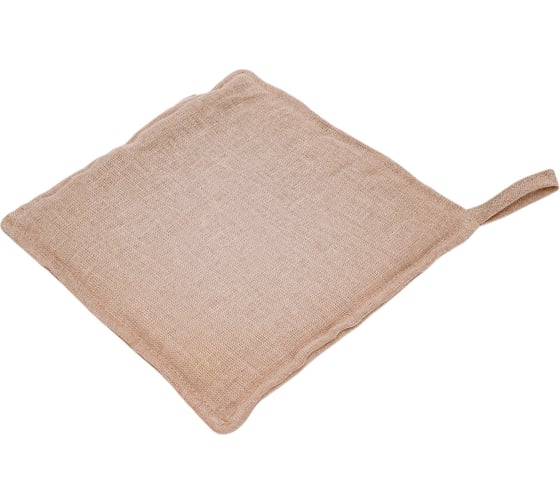 Прихватка из стираного льна Tkano Essential бежевый, 22x22 см TK22-PH0004