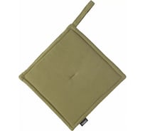 Прихватка из хлопка Tkano Essential оливковая, 22x22 см TK22-PH0005
