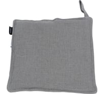 Прихватка из стираного льна Tkano Essential серая, 22x22 см TK22-PH0002