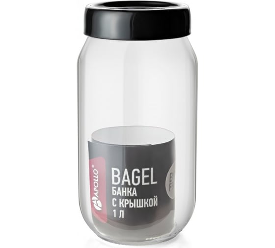 Банка APOLLO с крышкой Bagel 1 л BGL-06