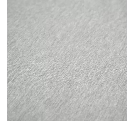 Простыня на резинке из хлопкового трикотажа Tkano Essential серый, 160x200x30 см TK23-FS0011