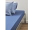 Простыня на резинке из хлопкового трикотажа Tkano Essential темно-синий, 180x200x30 см TK23-FS0008 6