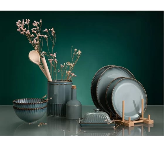 Набор из двух салатников Tkano Kitchen Spirit темно-серый, 750 мл TK22-TW_BW0001