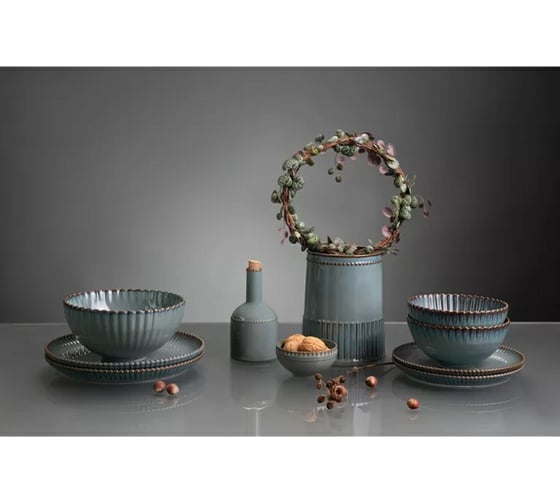Набор из двух салатников Tkano Kitchen Spirit темно-серый, 750 мл TK22-TW_BW0001