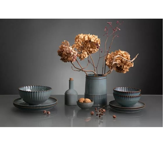 Набор из двух салатников Tkano Kitchen Spirit темно-серый, 750 мл TK22-TW_BW0001
