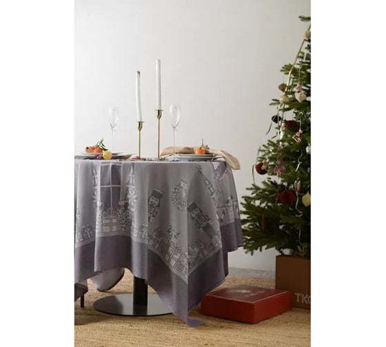 Салфетка Tkano Essential бежевый, с фактурным рисунком из хлопка, 53x53 см TK21-NA0009