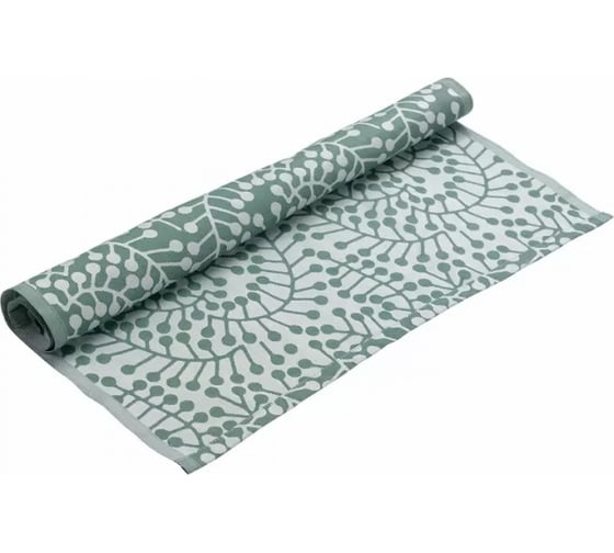 Салфетка из хлопка Tkano Scandinavian touch зеленая, с рисунком Спелая смородина, 53x53 см TK21-NA0010 1