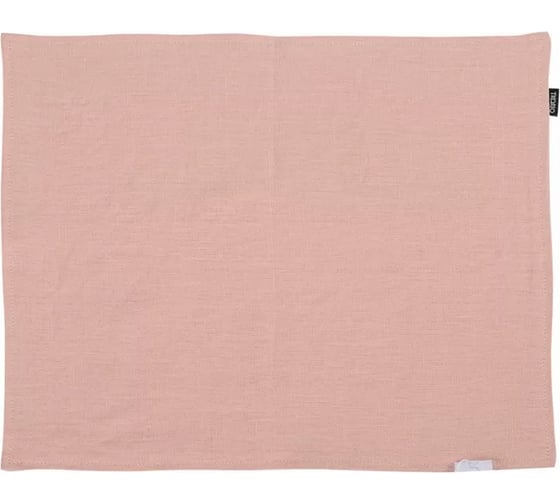 Салфетка под приборы Tkano Essential из умягченного льна, розово-пудровая, 35x45 см TK19-PM0004