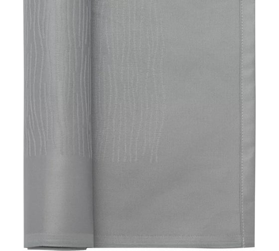 Сервировочная жаккардовая салфетка Tkano Essential серый, из хлопка, с вышивкой, 53x53 см TK21-NA0004