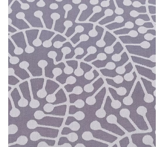 Салфетка из хлопка Tkano Scandinavian touch фиолетово-серый, с рисунком Спелая смородина, 53x53 см TK21-NA0011