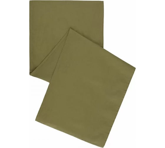 Дорожка на стол из хлопка Tkano Essential оливковая, 45x150 см TK22-TR0005