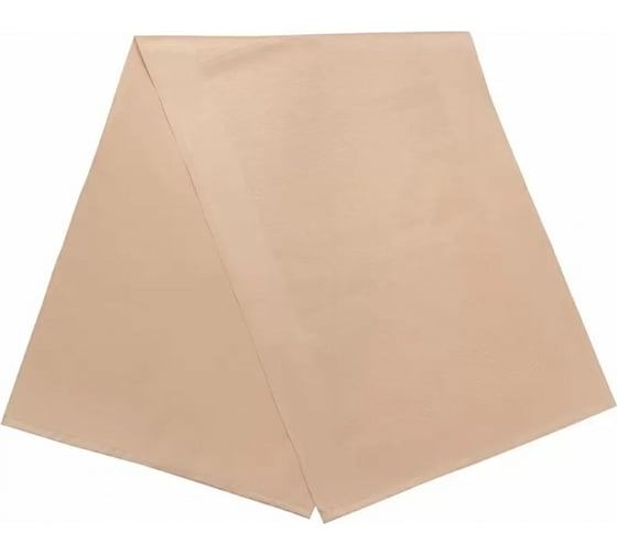 Жаккардовая дорожка на стол Tkano Essential бежевая, из хлопка, с вышивкой, 53x150 см TK21-TR0007