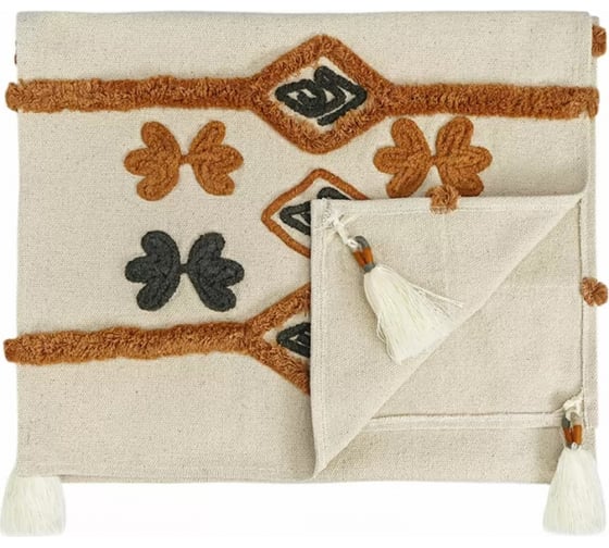 Дорожка на стол с вышивкой Tkano Abstract play Ethnic, 45x150 см TK23-TR0005