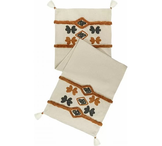 Дорожка на стол с вышивкой Tkano Abstract play Ethnic, 45x150 см TK23-TR0005