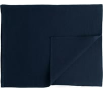 Дорожка на стол из умягченного льна Tkano Essential темно-синяя, 45x150 см TK18-TR0009