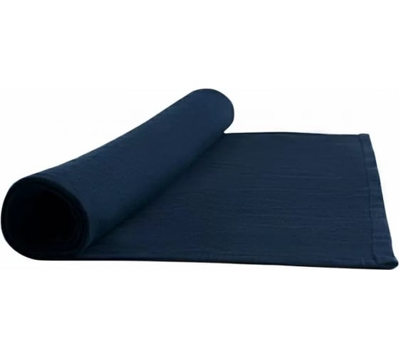 Дорожка на стол из умягченного льна Tkano Essential темно-синяя, 45x150 см TK18-TR0009