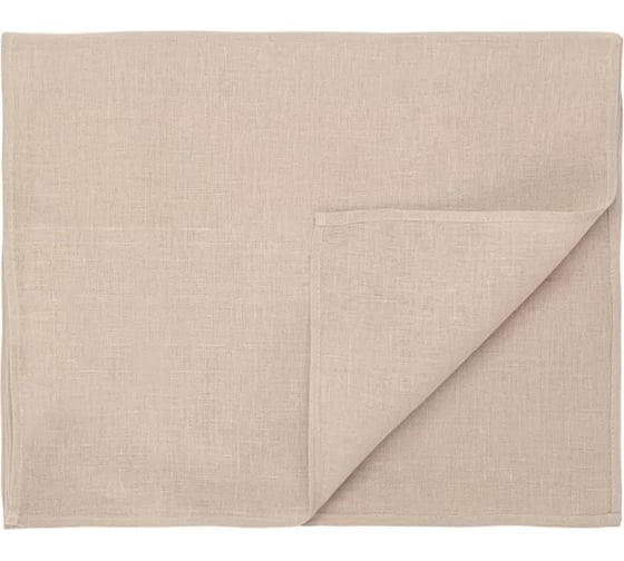 Дорожка на стол из стираного льна Tkano Essential бежевая, 45x150 см TK22-TR0004