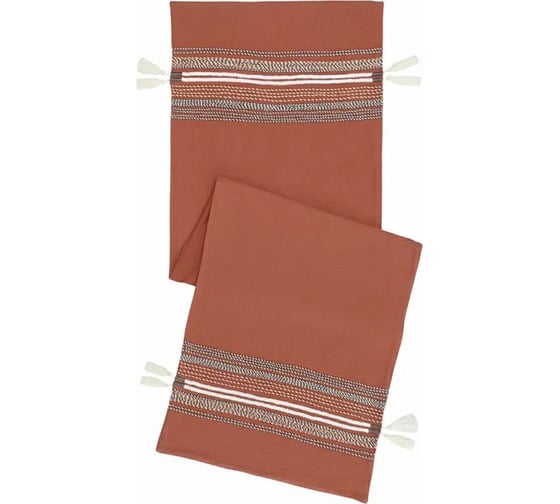 Дорожка на стол с вышивкой Tkano Braids Ethnic, 45x150 см TK23-TR0002