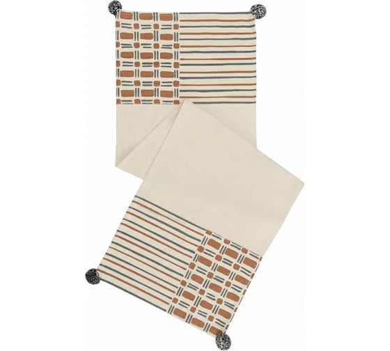 Дорожка на стол с геометрическим рисунком Tkano Abstract play Ethnic, 45x150 см TK23-TR0004