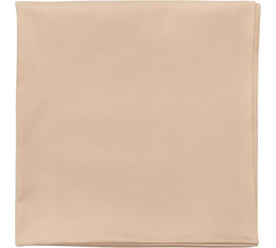 Скатерть Tkano Essential бежевый, с фактурным жаккардовым рисунком, из хлопка, 180x180 см TK21-TC0017