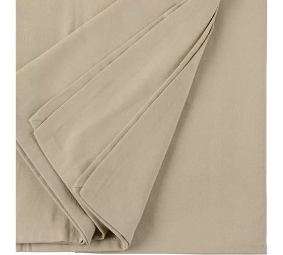 Скатерть из хлопка Tkano Essential бежевый, 170x170 см TK20-TC0004