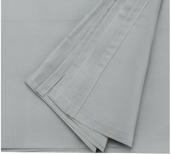 Классическая скатерть Tkano Essential серый, из хлопка, 180x260 см TK21-TC0010