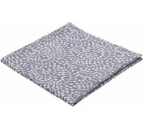 Скатерть из хлопка Tkano Scandinavian touch фиолетово-серая, с рисунком Спелая смородина, 180x180 см TK21-TC0021