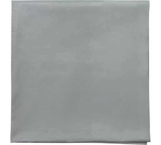 Жаккардовая скатерть Tkano Essential серый, из хлопка, с вышивкой, 180x180 см TK21-TC0007