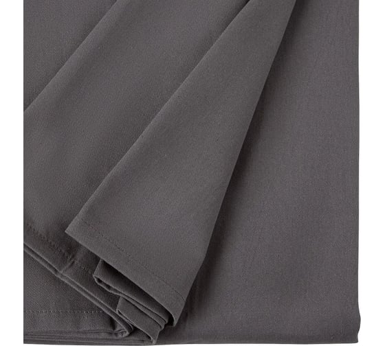 Скатерть из хлопка Tkano Essential серая, 170x250 см TK20-TC0013